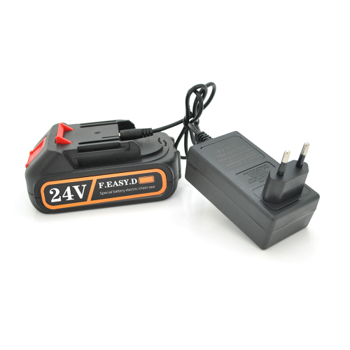 Акумуляторна ланцюгова пилка Mini Chain Saw 15cm, 24V, зарядний+акумулятор, Вох