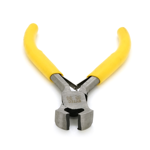 Клещі торцеві VOLTRONIC, жовта ручка, 125мм, 55гр
