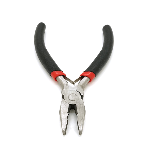 Плоскогубці Voltronic, 4,5-дюймові, чорно-червоні ручки, 120мм