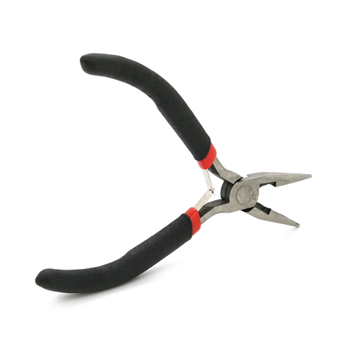 Довгогубці Voltronic, 4,5-дюймові, чорно-червоні ручки, 120мм