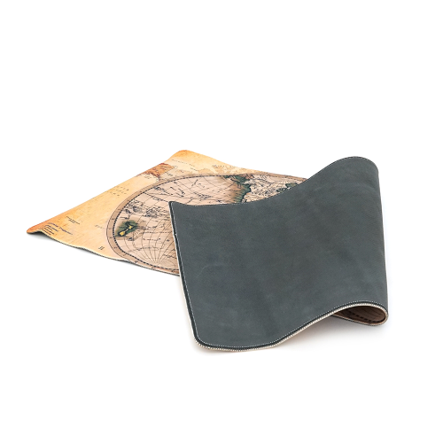 Килимок 400*800 тканинний Карта світу з боковою прошивкою, товщина 3 мм, колір Beige, Пакет