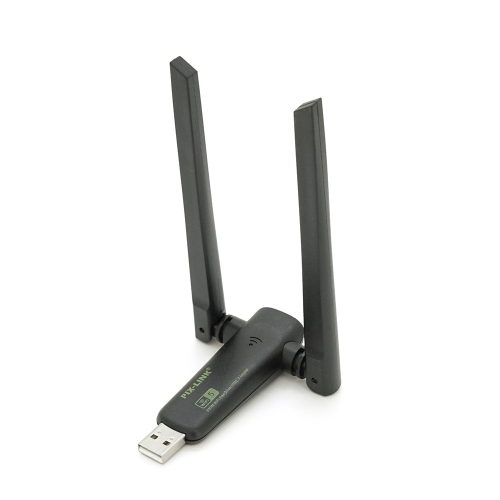 Бездротовий мережний адаптер Wi-Fi-USB LV-UAC23D, RTL8811CU, з подвійною антеною, 802.11 a / с, 600Mbps, Box