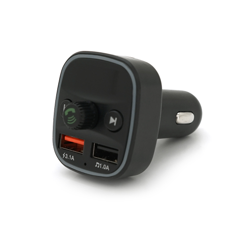 FM-модулятор Q1, 1.5A, FM, USB, TF, 49.5х41х36