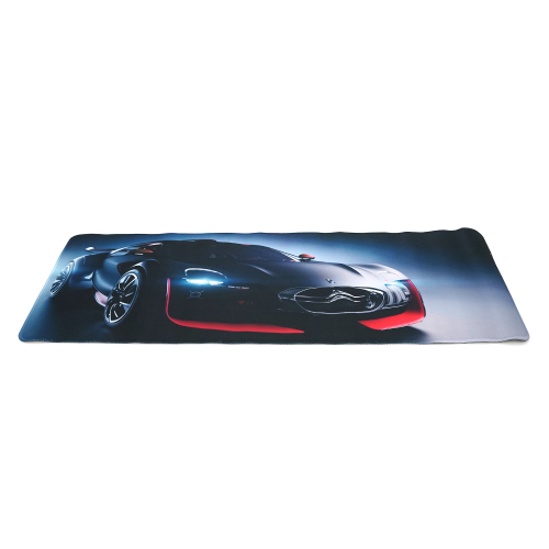 Килимок 300*800 тканинний Citroen Survolt з боковою прошивкою, товщина 3 мм, Black, Пакет