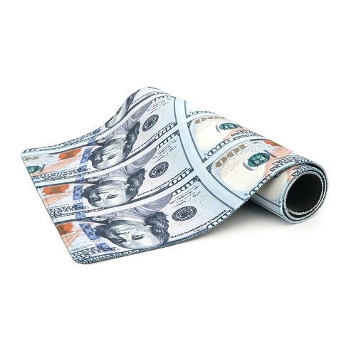 Килимок 400*900 тканинний Banjamin з боковою прошивкою, товщина 4 мм, колір Gray, Пакет