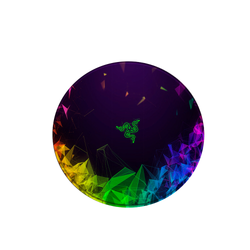 Килимок 200*200 мм тканинний RAZER 2 з боковою прошивкою (круглий), товщина 2 мм, Пакет