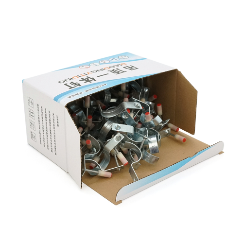 Цвяхи монтажні піроксилінові, міні 32мм, затискач для труб, 70 штук в упаковці, ціна за упаковку