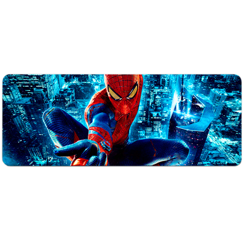 Килимок 300*800 тканинний Spider Man 12 з боковою прошивкою, товщина 2 мм, Пакет