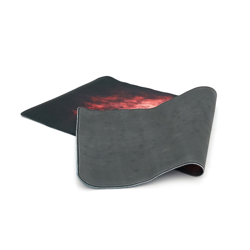 Килимок 300*700 тканинний CS One Fighter з боковою прошивкою, товщина 2 мм, колір Black / Red, Пакет