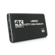 Зовнішня карта відеозахоплення 4К HDMI-USB 3.0, для захоплення та запису відео з екрана комп'ютера+ мікрофонний вхід та вихід на навушники