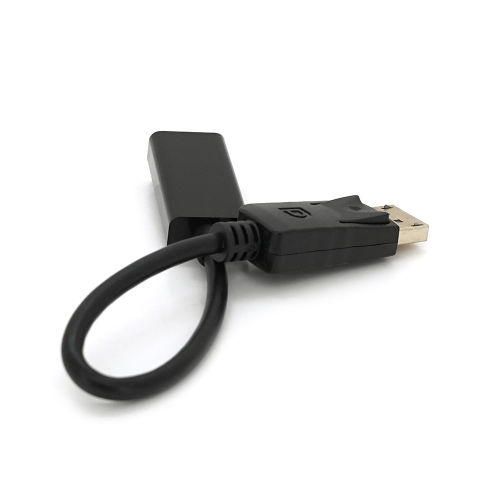 Конвертер Display Port (тато) на HDMI(мама) 30cm, Black, Пакет