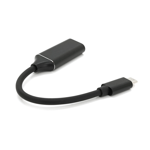 Конвертер Type-C (тато) на HDMI(мама) 10cm, Black, 4K / 2K, Пакет