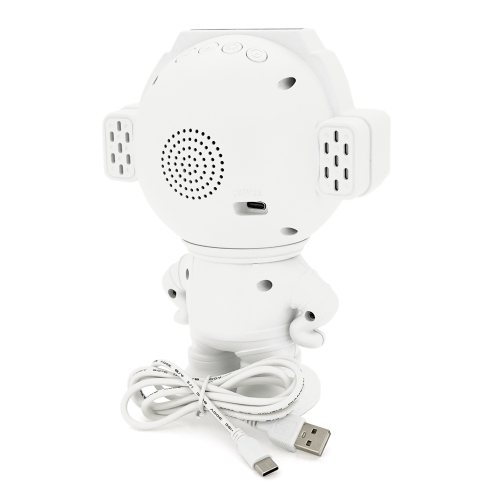 Ночник-проектор MGY-144 Астронавт+ Bluetooth колонка, пульт, кабель USB, White, Box