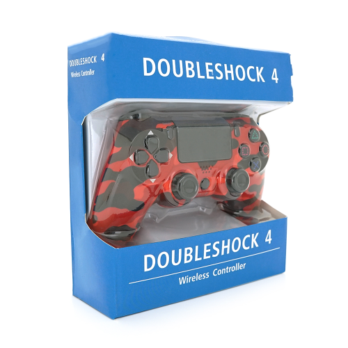 Геймпад бездротовий Voltronic для PS4 Wireless DOUBLE Vibration 4(Red / Haki), 3.7V, 500mAh, Blister