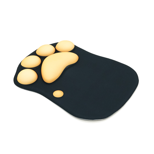 Килимок 260*210 тканинний Lion Paw, товщина 2 мм, колір Black-Orange, OEM