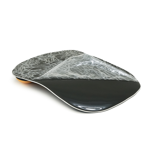 Килимок 260*210 тканинний Lion Paw, товщина 2 мм, колір Black-Orange, OEM