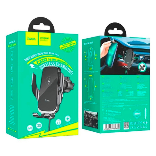 Автоутримувач HOCO CA202, Black, Box