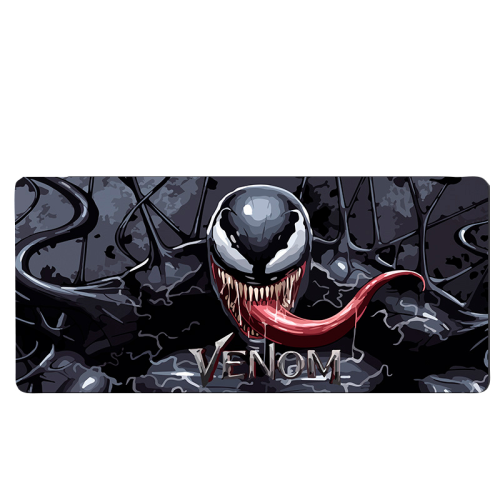 Килимок 300*800 тканинний Venom з боковою прошивкою, товщина 3 мм, Black, Пакет