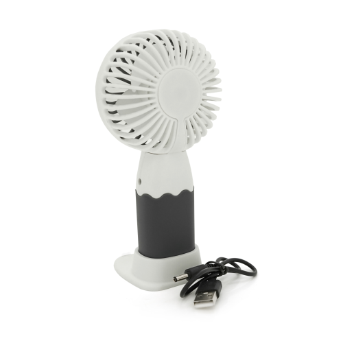 Портативний вентилятор ZB088, 1 режим, вбудований акумулятор, USB кабель, Mix Color, Box