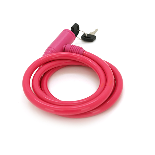 Замок велосипедний на ключі YT8121, довжина 10*1200мм, Mix color