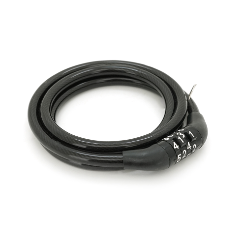 Замок велосипедний ланцюговий кодовий YT427L, довжина 8*1200мм, Mix color