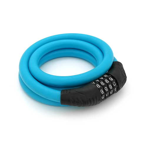 Замок велосипедний ланцюговий кодовий YT2809, довжина 12*1200мм, Mix color