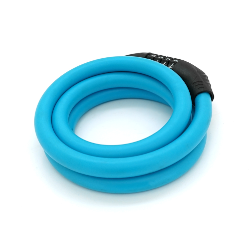 Замок велосипедний ланцюговий кодовий YT2809, довжина 12*1200мм, Mix color