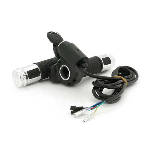 Ручка газу із ключем для електровелосипеда 12-72V+вольтметр, Box