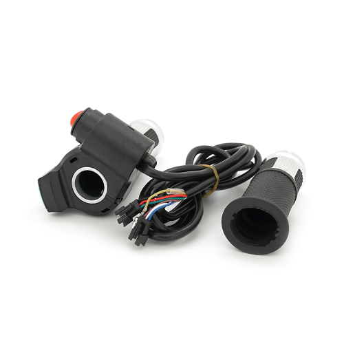 Ручка газу з кнопкою для електровелосипеда 12-72V+вольтметр, Box