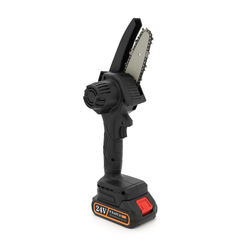 Акумуляторна ланцюгова пилка Mini Chain Saw 15cm, 24V, зарядне + 2 аккумулятори, Case