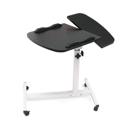 Стіл-підставка для ноутбука, ліжко, регульована висота-70-90см, стільниця-60х40см, Black