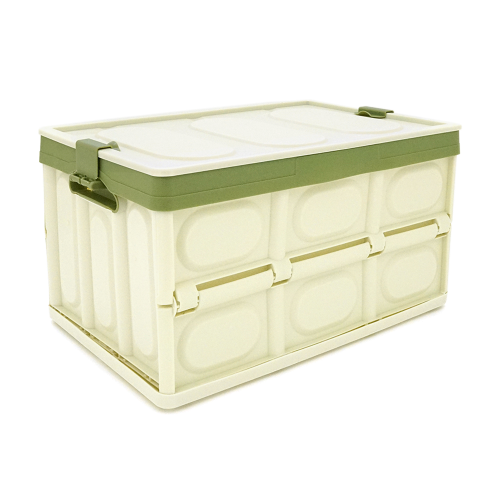 Органайзер пластиковий з кришкою у багажник автомобіля, 400x280х230mm, Green