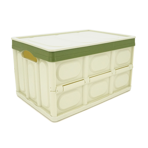 Органайзер пластиковий з кришкою у багажник автомобіля, 500x350х290mm, Green