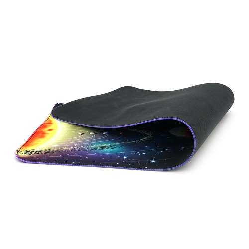 Килимок 300*800 для миші &amp;quot;Solar system in star dust&amp;quot; тканинний з боковою прошивкою, товщина 3 мм, RGB підсвічування, живлення USB 1,8 м, Color Box