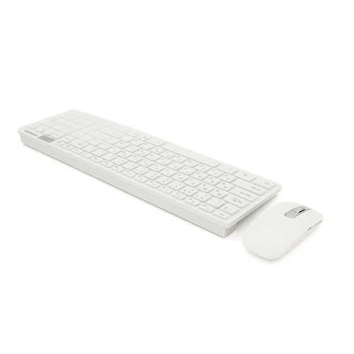 Комплект бездротовий K06 (KB+Mouse), (Eng / Pyc), 2.4G, White, Box