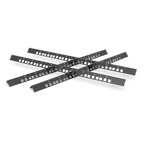 Шафа Merlion 9U, 600*350*500 (Ш*Г*В) мм загартоване скло, чорна, сталь 1,2мм, із замком (у розібраному вигляді!!!), Black