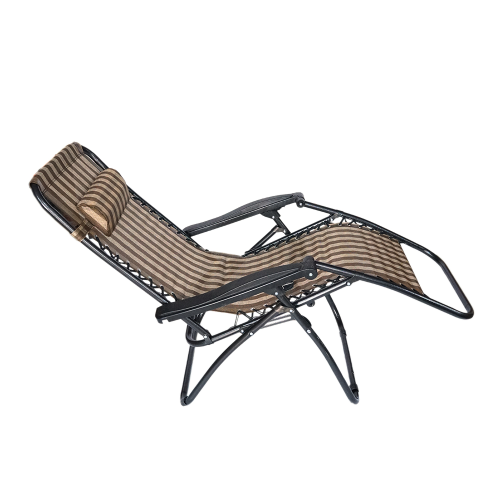 Крісло-шезлонг YT36698, 1800*650*1150мм, Підголовник, Light Brown, OEM