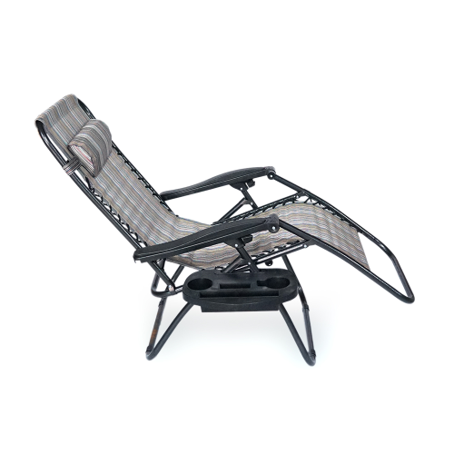 Крісло-шезлонг YT36700, 1800*650*1150мм, Brown Strip, OEM