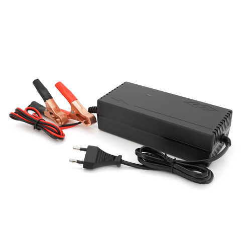 Зарядний пристрій акумуляторів LiFePO4 14.6V,4S,5A, з крокодилами, LED-індикація