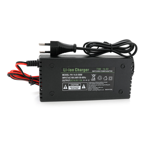 Зарядний пристрій акумуляторів LiFePO4 14.6V,4S,5A, з крокодилами, LED-індикація