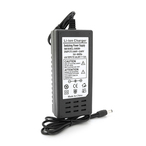 Зарядний пристрій для акумуляторів Li-ion 16,8V, 4S, 3A, штекер 5,5х2,5мм, LED-індикація