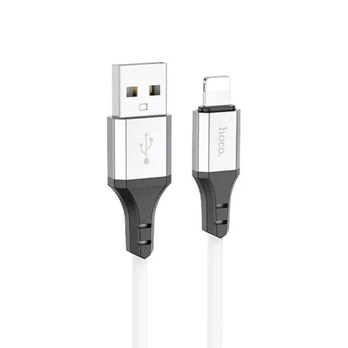Кабель Hoco X86, Lightning-USB, 2.4A, довжина 1м, White, BOX
