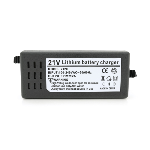 Зарядний пристрій для акумуляторів Li-ion 21V, 2A, штекер 5,5 х2, 5мм, LED-індикація