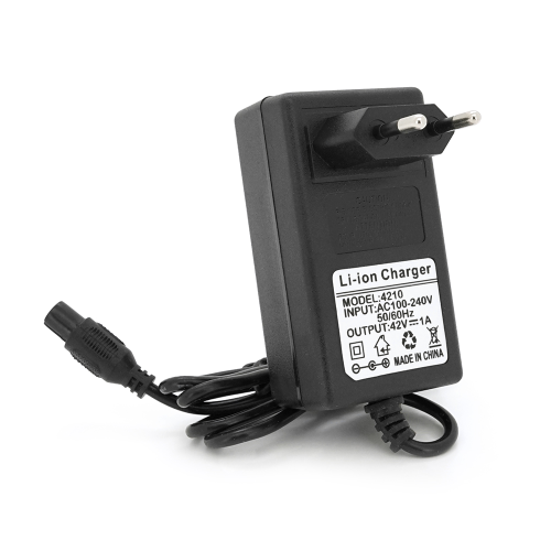 Зарядний пристрій для акумуляторів Li-ion 42V1A, штекер 3-pin, з індикацією