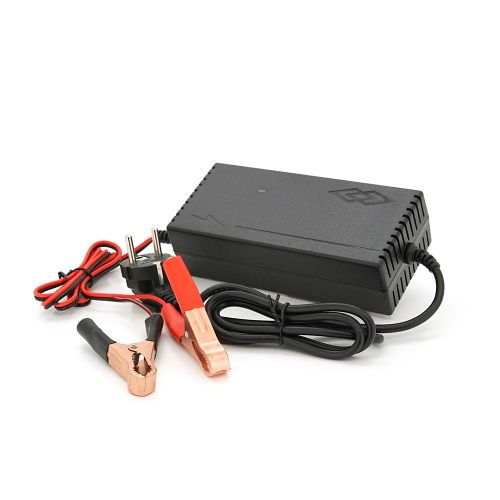 Зарядний пристрій для акумуляторів Li-ion 12V (12,6V),3S,10A, з коркодилами, індикація