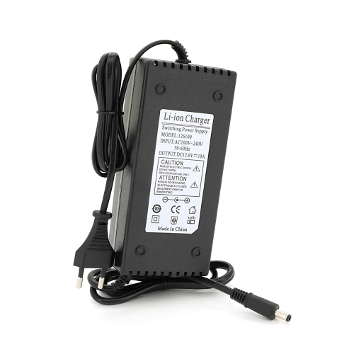 Зарядний пристрій для акумуляторів Li-ion 12V (12,6V),3S,10A, штекер 5,5х2,5мм, індикація