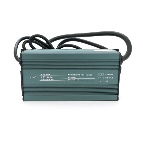 Зарядний пристрій для акумуляторів LiFePo4 24V(29,2V),8S,15A, штекер Triangle plug (T-tipe / C13 / IEC). 173*90*60mm