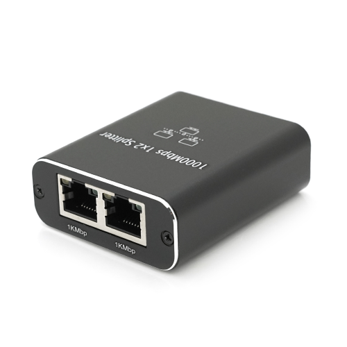 Активний RJ45 сплітер 1=&amp;gt;2 порту, підтримує 1000Mbps, with Type-C power supply