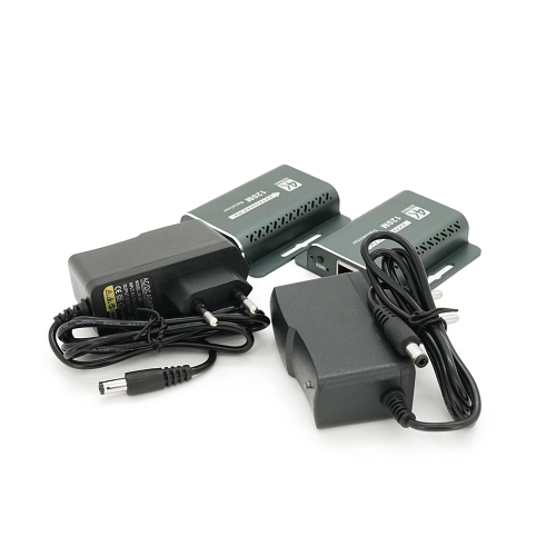 Одноканальний активний подовжувач HDMI сигналу кабелем UTP. Дальність передачі: до 120 метрів, cat5e / cat6e підтримка 4K30HZ