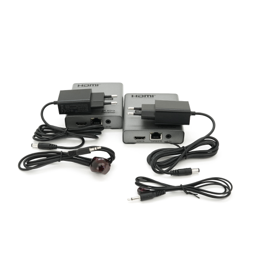 Одноканальний активний подовжувач HDMI сигналу кабелем UTP. Дальність передачі: до 120 метрів, cat5e / cat6e підтримка 4K60HZ
